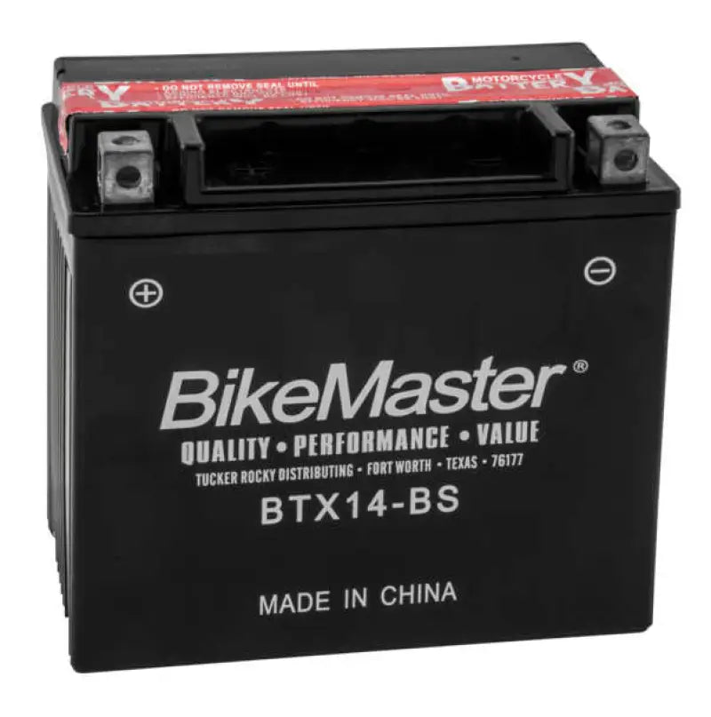 BikeMaster BTX14-BS Battery - 781325 - Batteries Starting & Charging