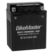 BikeMaster BTX14AH-BS Battery - 781308 - Batteries Starting & Charging
