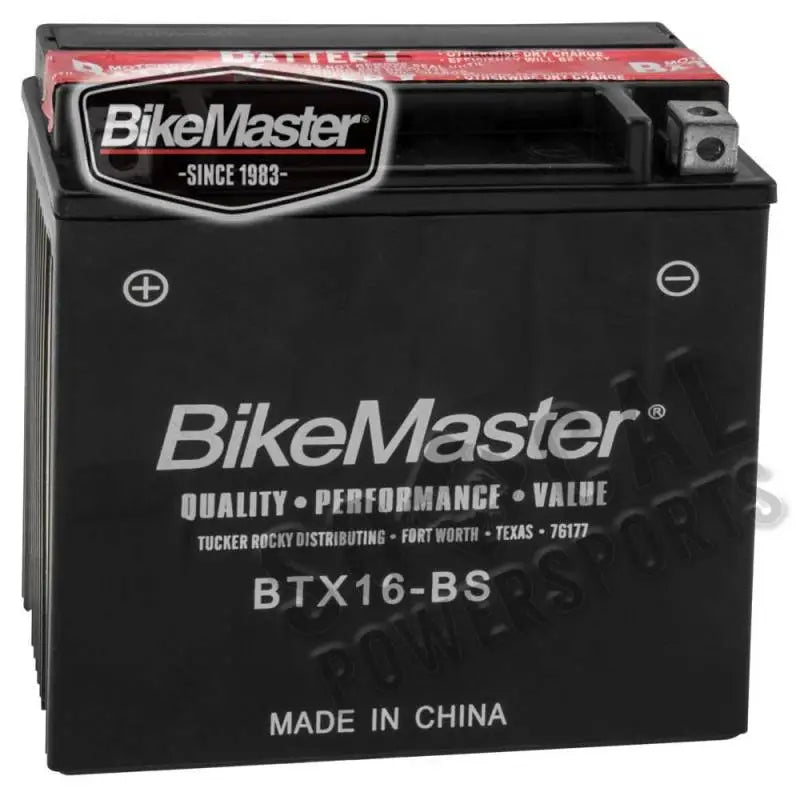 BikeMaster BTX16-BS Battery - 781326 - Batteries Starting & Charging
