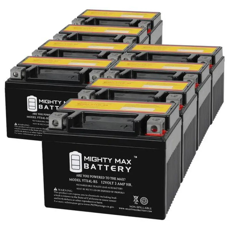 BikeMaster BTX4L-BS Battery - 781306 - Batteries Starting & Charging