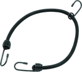 Black bikemaster bungee 24in heavy duty cord with metal hooks for secure loads