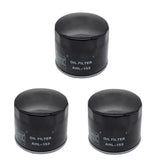 Three black oil filters for BikeMaster Cagiva BM-153 oil filter bm-153 oil
