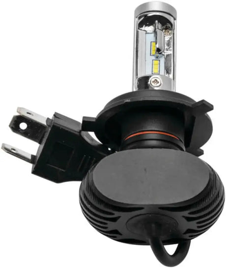 BikeMaster Canbus H-4 LED bulb with cooling fins for bright led bulb headlights