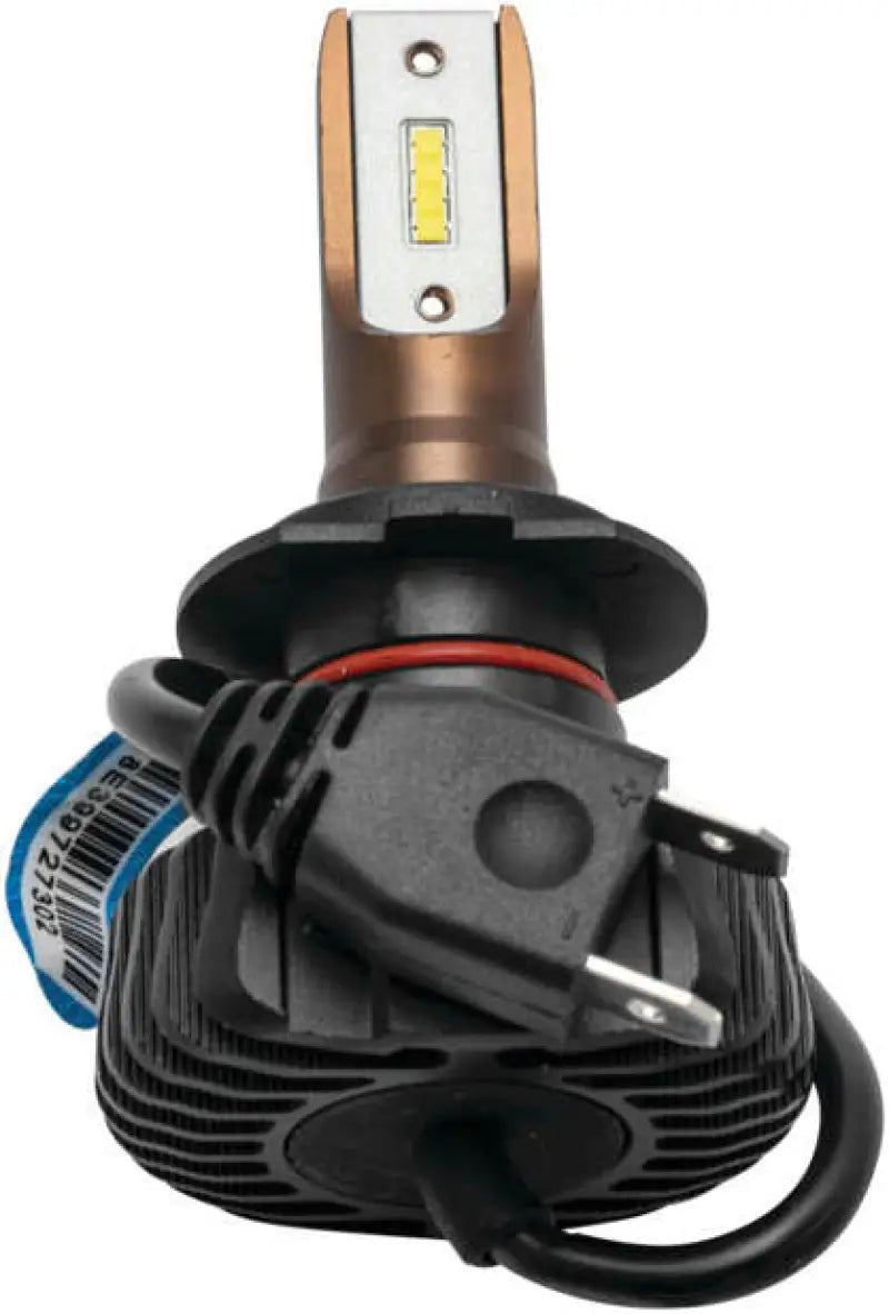 BikeMaster Canbus H-4 LED bulb with cooling fins for bright led bulb headlight