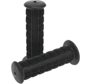 Black rubber bike handlebar grips for BikeMaster Classic Splined Grips series