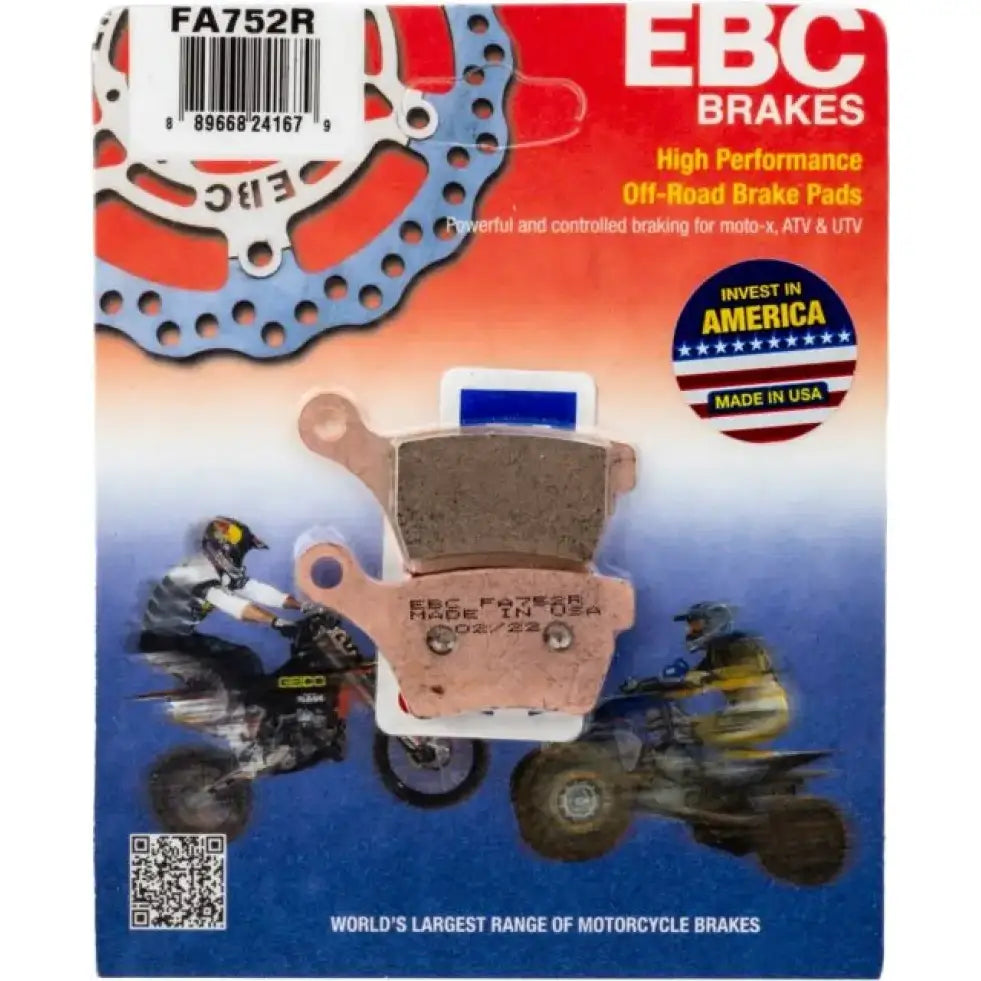 EBC off-road brake pads for BikeMaster Cobra Moto Sintered Brake Pads 961597