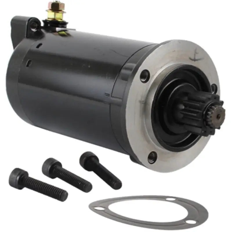 Black ebike motor with mounting hardware for BikeMaster Ducati Starter - 153717
