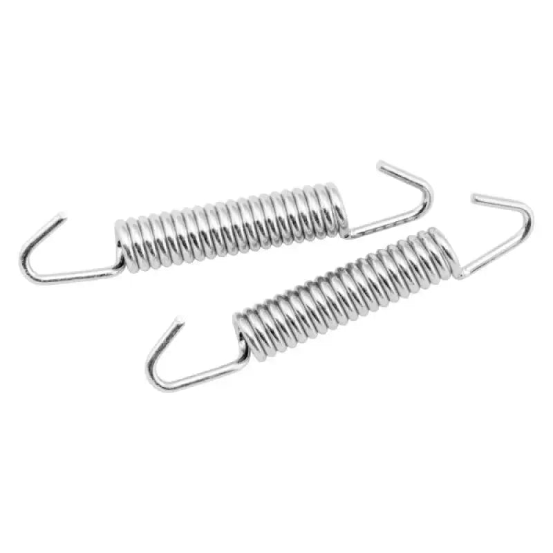BikeMaster Exhaust Springs pair with hooked ends, perfect for bikemaster exhausts