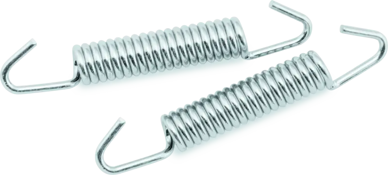 Two metal exhaust springs for BikeMaster Exhaust Springs (Pair) - 57mm
