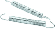 Pair of metal exhaust springs from BikeMaster exhaust springs set for bikemaster exhausts