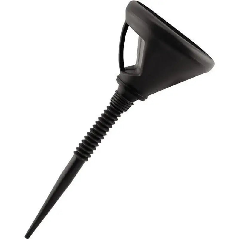 Black BikeMaster Flexible-Spout Funnel for easy fluid pouring and transfer