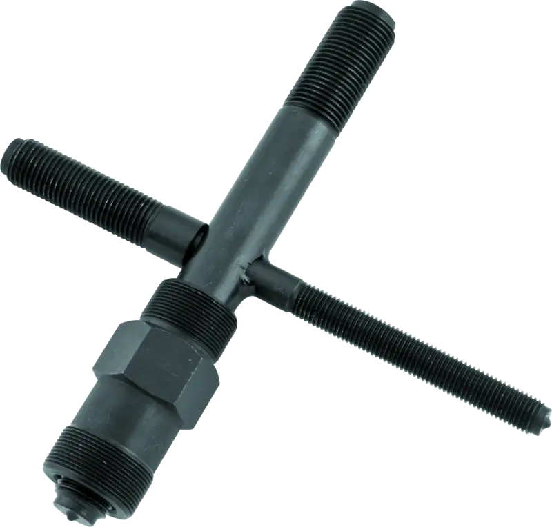 Black metal BikeMaster Flywheel Puller tool for easy bikeflywheel removal
