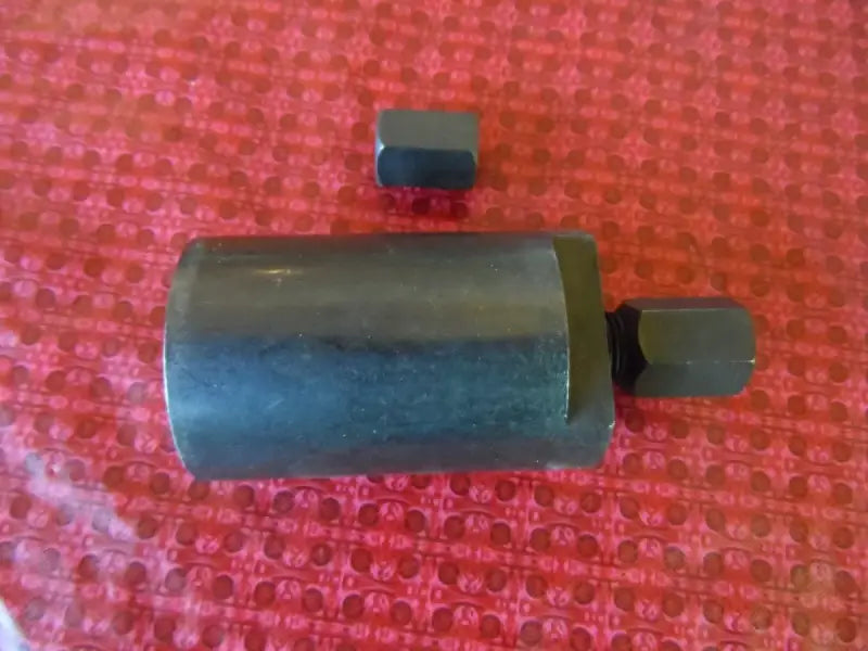 Black metal socket set for BikeMaster Flywheel Puller 38mm, perfect for bikemaster flywheel repairs