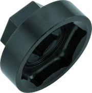 BikeMaster Fork Cap Nut Socket 35mm - 152161 durable black tool for precise suspension tuning.