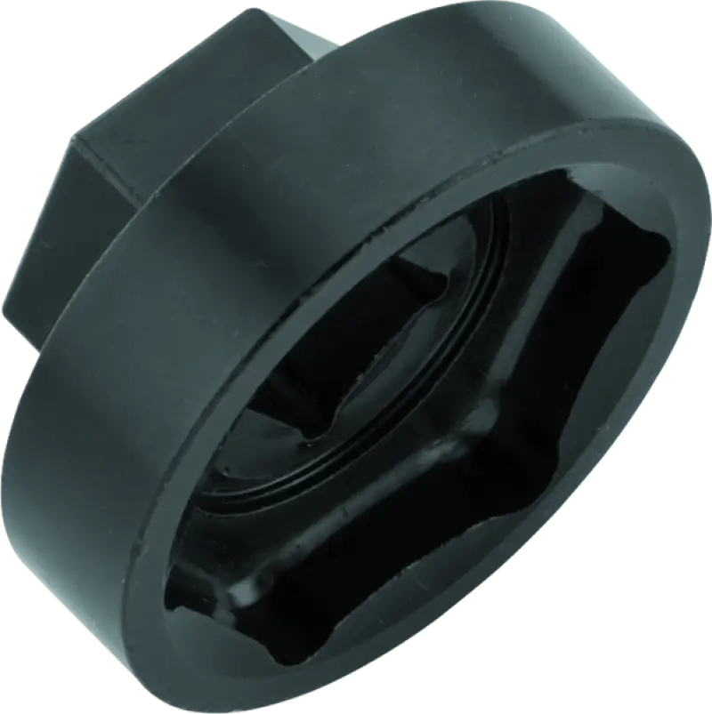 BikeMaster Fork Cap Nut Socket 35mm - 152161 durable black tool for precise suspension tuning.