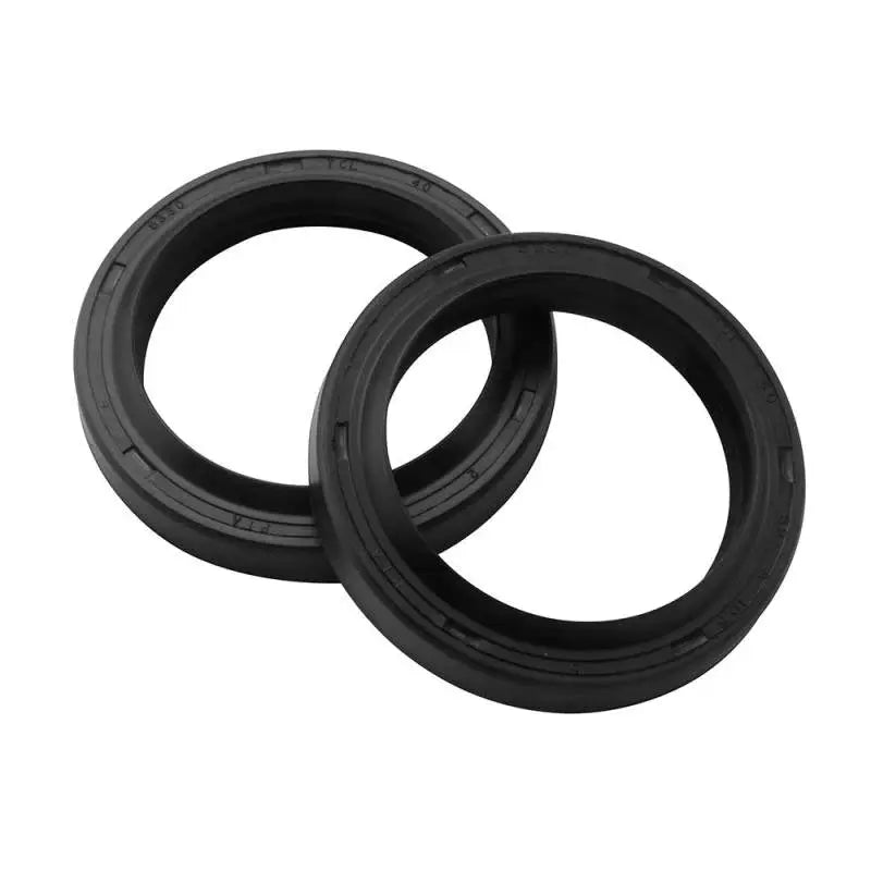 Black rubber O-rings for BikeMaster fork seal replacement on your bike’s fork seal