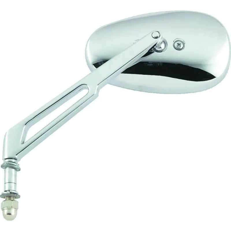 Bike Master 601141 BikeMaster Harley Highrise Mirror 6-1/16in Stem - Each - Chrome - 601141
