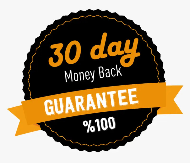 Black and orange guarantee badge on BikeMaster Honda BM-111 Oil Filter for added trust
