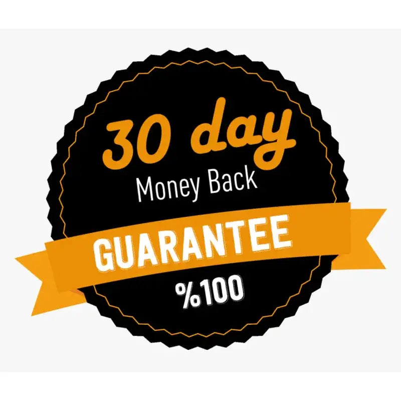 Black and orange guarantee badge on BikeMaster Honda BM-111 Oil Filter for added trust
