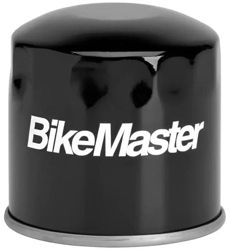 Black BikeMaster Honda BM-113 Oil Filter for Honda bikes, easy to install and reliable