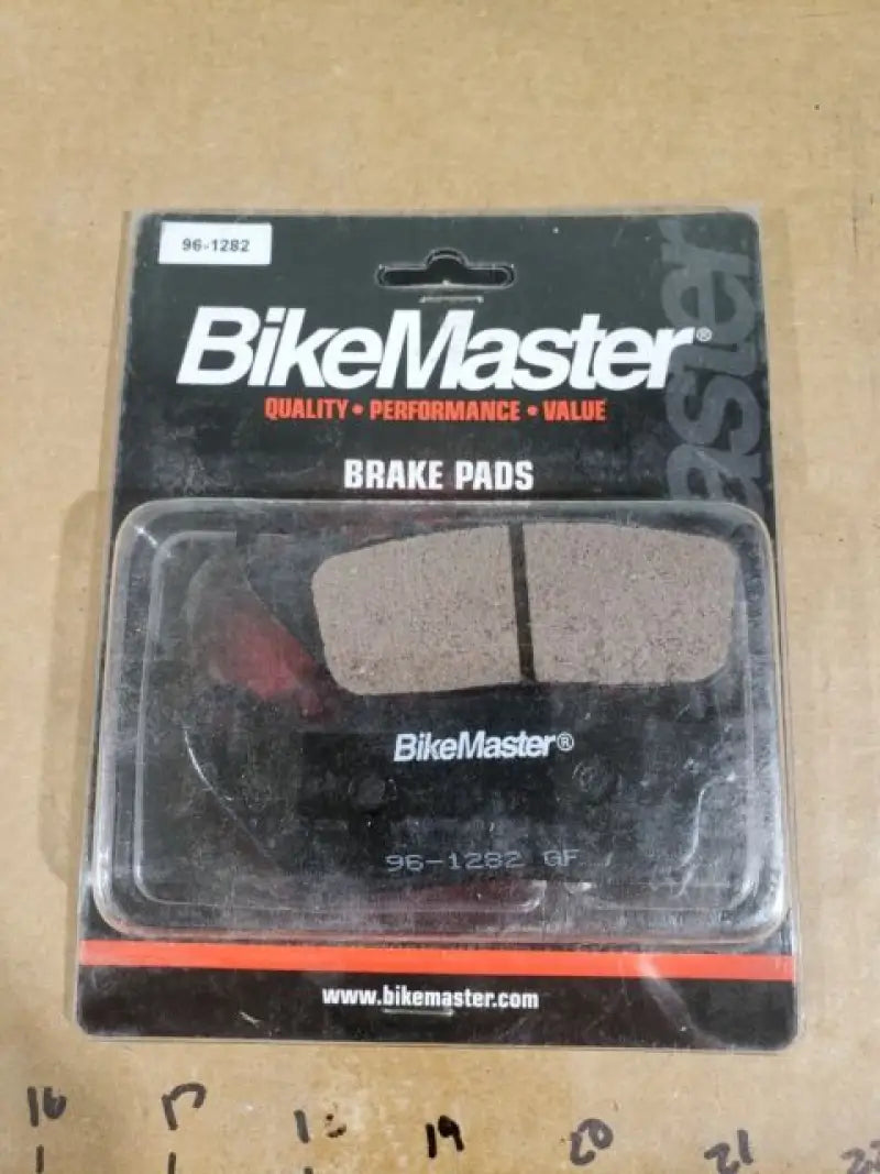 BikeMaster Honda Brake Pads in packaging for bikemaster honda brake pads replacement
