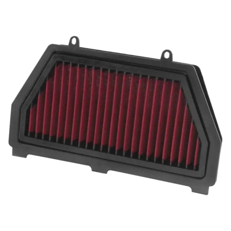 Red air filter with black frame for Honda CBR600RR bikeMaster air filter upgrade