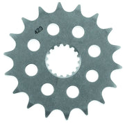 BikeMaster Honda front sprocket 530 17T with teeth and circular cutouts for improved acceleration on Honda motorcycle