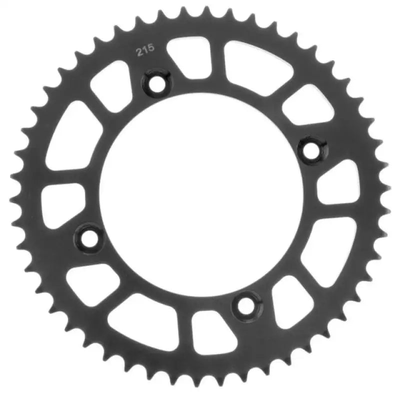 Black steel sprocket with teeth for BikeMaster Honda Rear Steel Sprocket 420 56T