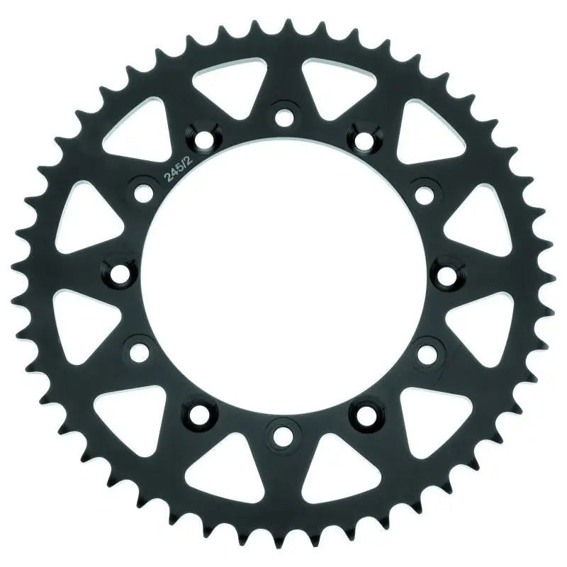 Bike Master 965110 BikeMaster Honda Rear Steel Sprocket 520 44T - Black - 965110