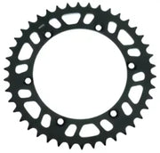 Black motorcycle rear steel sprocket for Honda bikes, durable steel sprocket upgrade