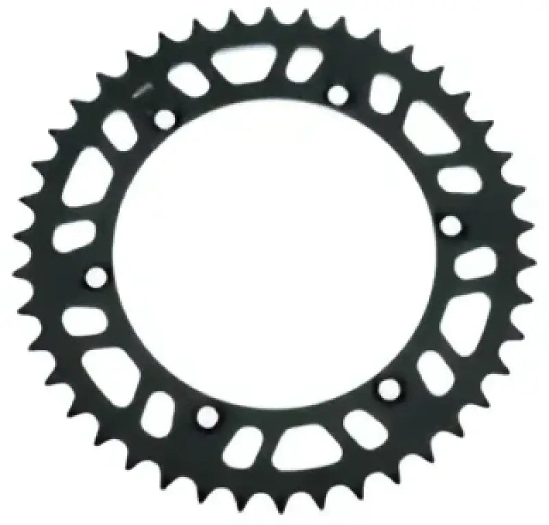 Black motorcycle rear steel sprocket for Honda bikes, durable steel sprocket upgrade
