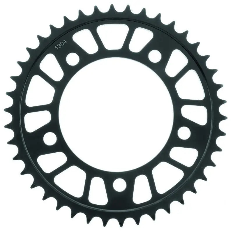 Bike Master 965285 BikeMaster Honda Rear Steel Sprocket 525 43T - Black - 965285