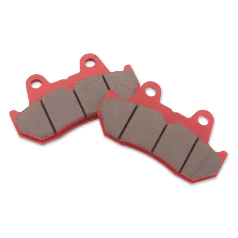 Red and gray Brake Pads for BikeMaster Honda Sintered Honda Sintered Brake Pads