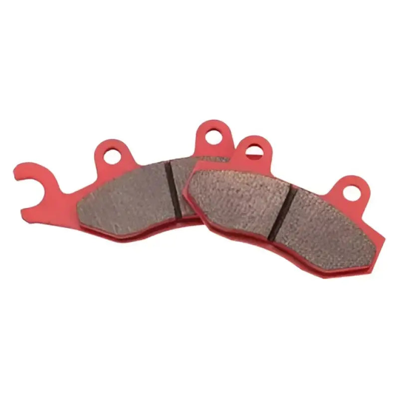Red motorcycle brake pads for BikeMaster Honda Sintered Brake Pads - 961439