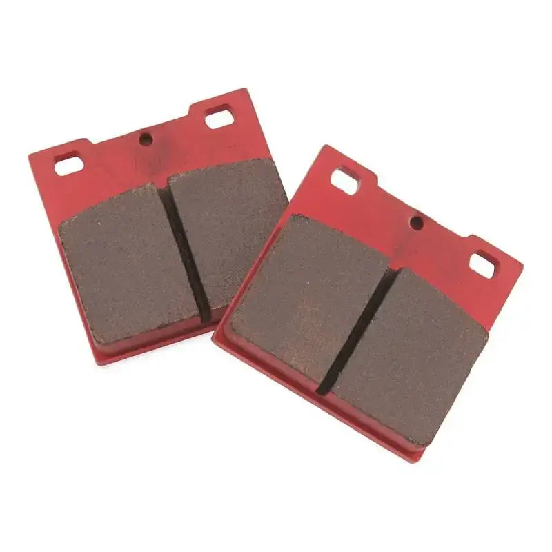 Two red sintered brake pads for BikeMaster Honda Sintered Brake Pads - 961467