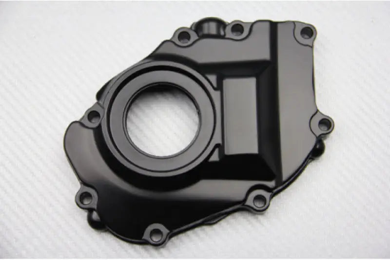 Black engine cover for BikeMaster Honda Solenoid Remote, compatible with Honda Solenoid Remote systems