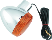 Chrome motorcycle turn signal wiring for BikeMaster Honda Turn Signal Rear Right