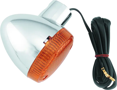 Chrome motorcycle turn signal wiring for BikeMaster Honda Turn Signal Rear Right