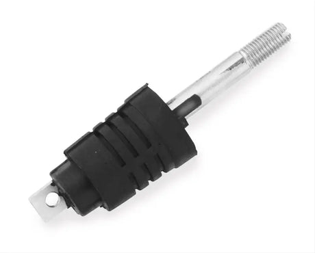 Metal turn signal stem with threaded end and black rubber grip for BikeMaster Honda Turn Signal Stem