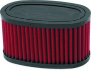 Red air filter with black trim for Honda VT750C Shadow VT750C, fits BikeMaster model