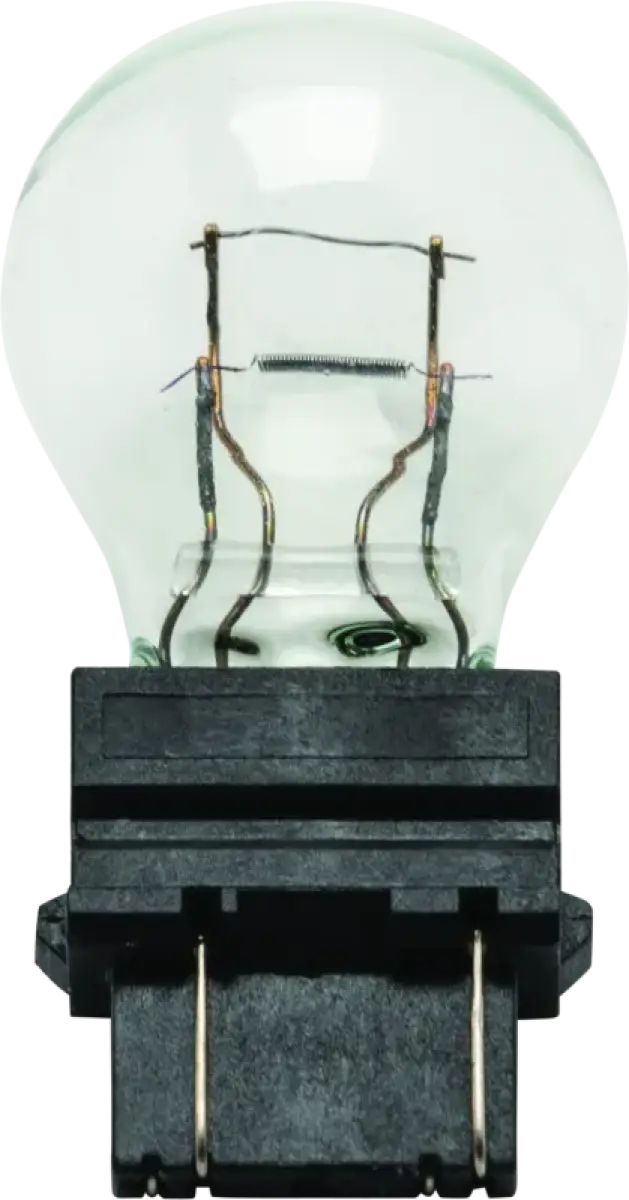 BikeMaster Incandescent Bulb 3157 with black plastic base for automotive use