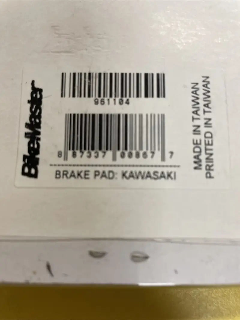 BikeMaster Kawasaki Brake Pads - 961104 in packaging, Parts, Brakes, Rotors & Pads, AVADA - Best Sellers, Must Haves