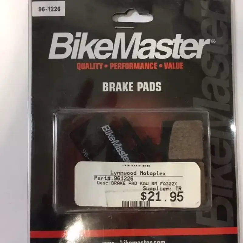 BikeMaster Kawasaki Brake Pads for optimal stopping power and easy installation