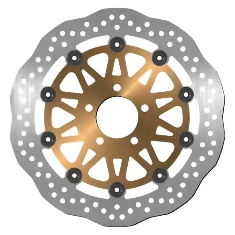 BikeMaster Kawasaki Contour Brake Rotor showing durable contour brake rotor design