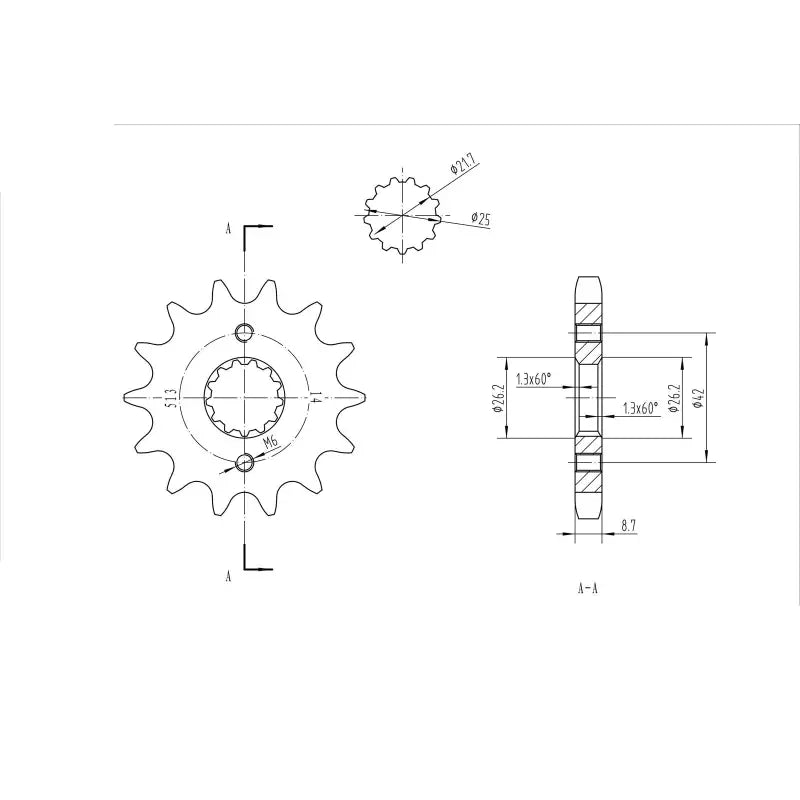 BikeMaster Kawasaki Front Sprocket 530 14T - 965642 - Drivetrain