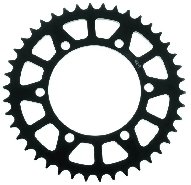 Black metal sprocket with teeth for BikeMaster Kawasaki Rear Steel Sprocket 520 41T