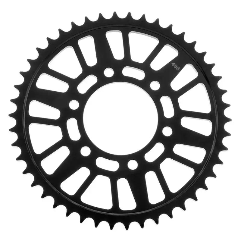 Black metal rear steel sprocket for Kawasaki bike from BikeMaster 530 44T model