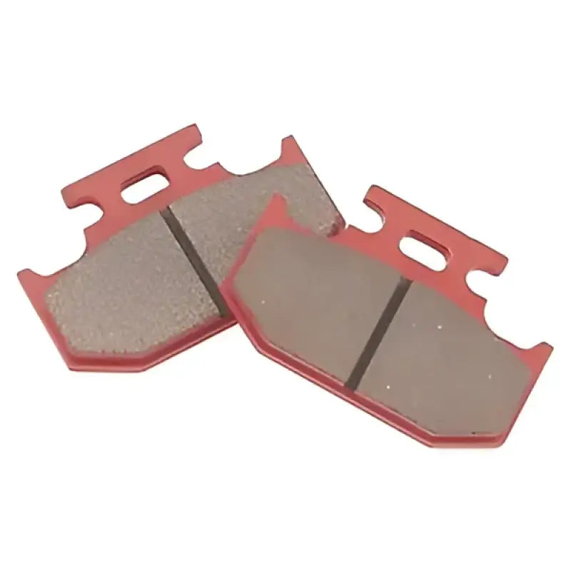 Red motorcycle brake pads for Kawasaki BikeMaster sintered brake pads and braking power