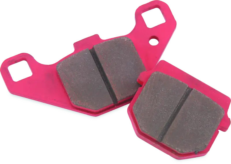 Pink BikeMaster Kawasaki Sintered Brake Pads for improved stopping power