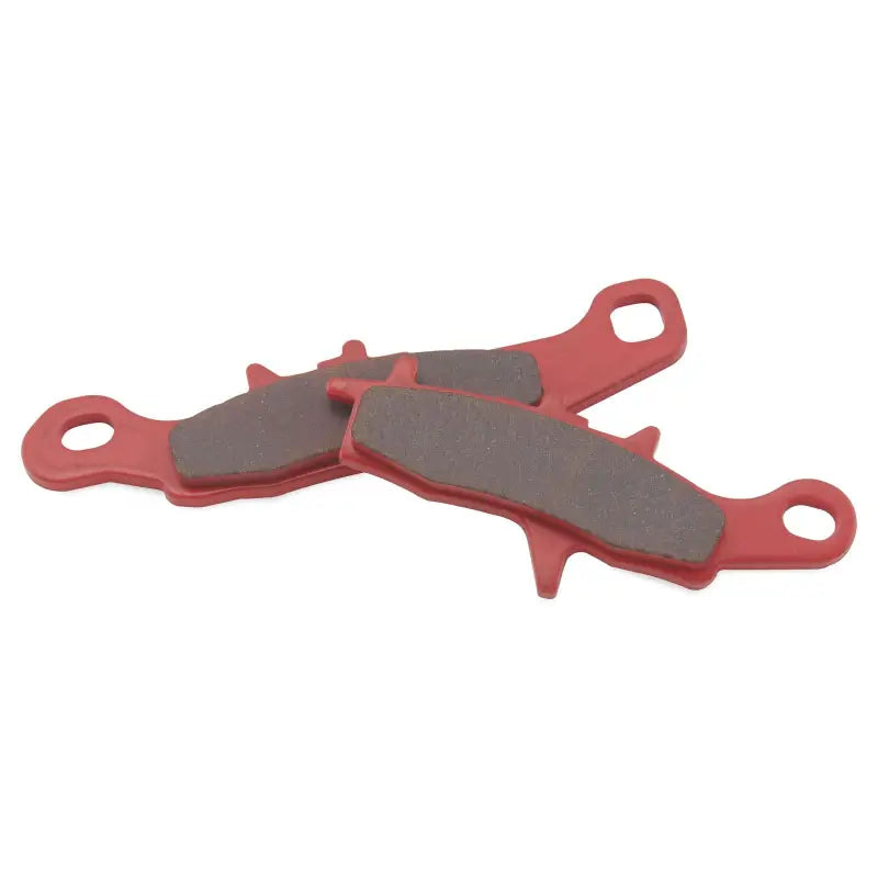 Red BikeMaster Kawasaki Sintered Brake Pads for better braking performance